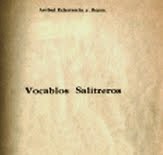 DICCIONARIO DE VOCABLOS SALITREROS, 1934