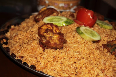 Nasi briyani kambing