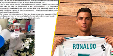 La increíble respuesta de CR7 a los familiares de Santi, niño que falleción en el terremoto