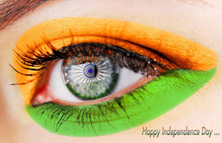 Eye independence flag of Indian Independence Day-2013 Wallpapers, Greetings