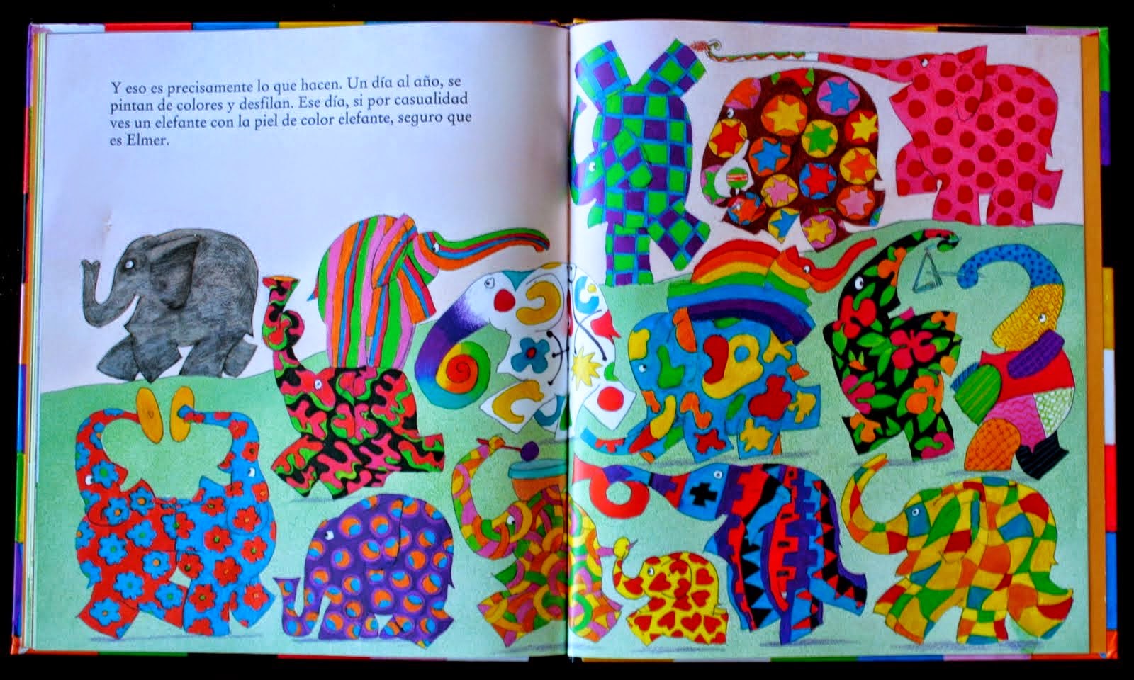 Léeme un cuento para disfrutar (no para aprender) Elmer, el único el