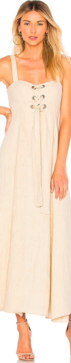 MARA HOFFMAN MEI DRESS IN BEIGE