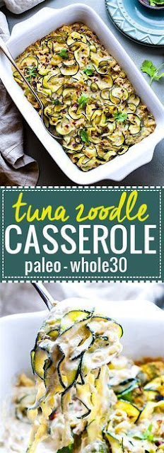 Tuna Green Chile Zucchini Casserole