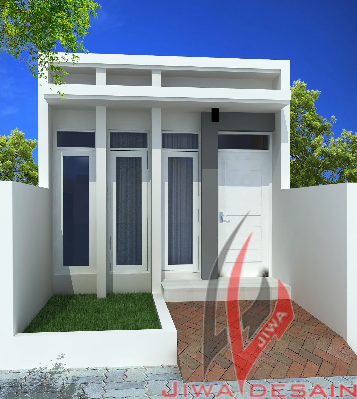 Desain Rumahmu Merencanakan Rumah Lebar 4 Meter Part 2 Gambar