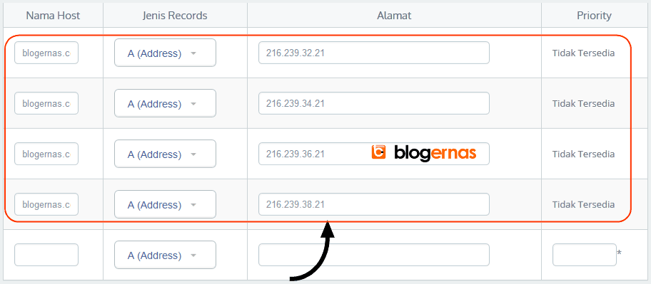 Cara Menghubungkan Domain Berbayar ke Blogspot