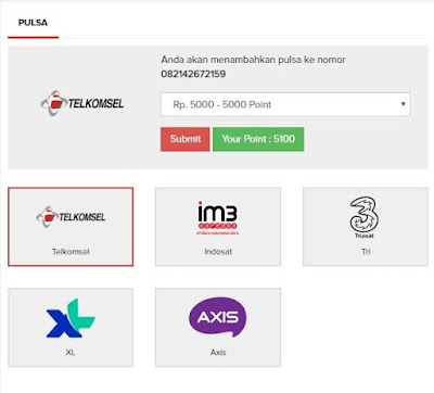 Cara Mendapatkan Pulsa Gratis All Operator dari Uzon, Langsung Cair.