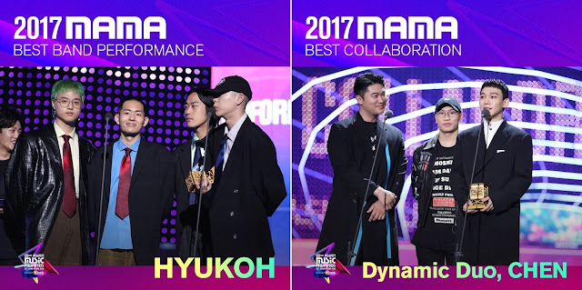 MAMA - Vencedores do Mnet Asian Music Awards 2017