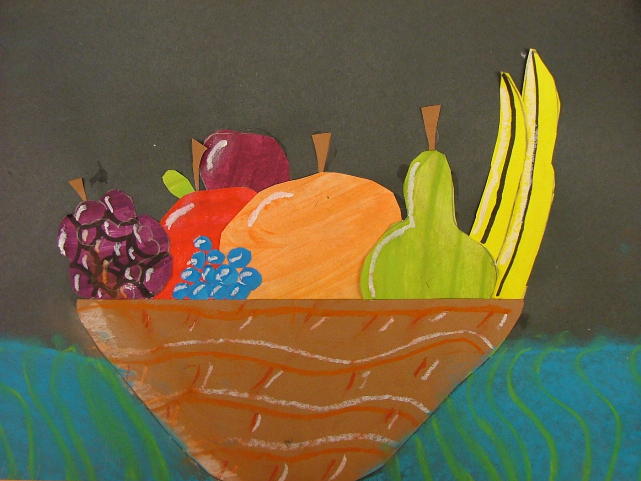 Art with Mrs. Seitz Fruit StillLife Collage
