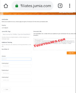 Jumia Affiliate Link Builder