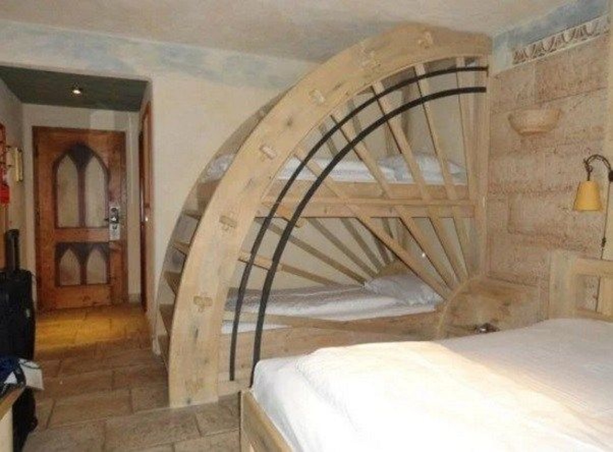 How about a mill wheel bunk bed?