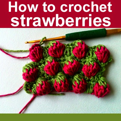 How to crochet strawberries