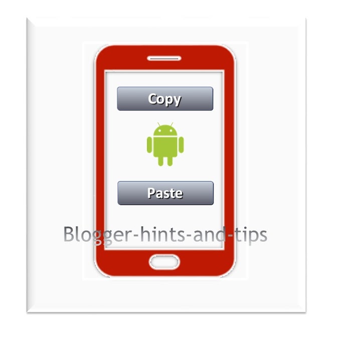 How to copy and paste a website address on an Android smartphone