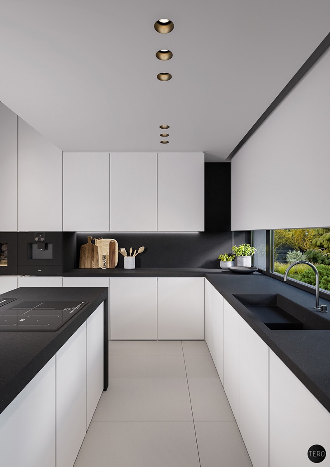 4 Desain Dapur Mewah Bernuansa Hitam Putih 4 Desain Dapur Mewah Bernuansa Hitam Putih