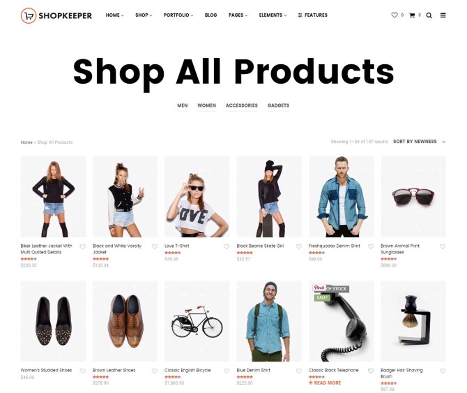 Shopkeeper - Responsive WordPress Theme