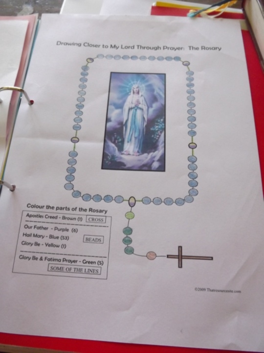 Free Printable Rosary Worksheets - 2023 Calendar Printable