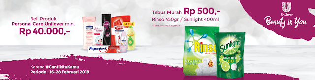 #Alfacart - #Promo Tebus Murah Produk Unilever Min Belanja 40Ribu (s.d 28 Feb 2019) #Alfacart - #Promo Tebus Murah Produk Unilever Min Belanja 40Ribu (s.d 28 Feb 2019)