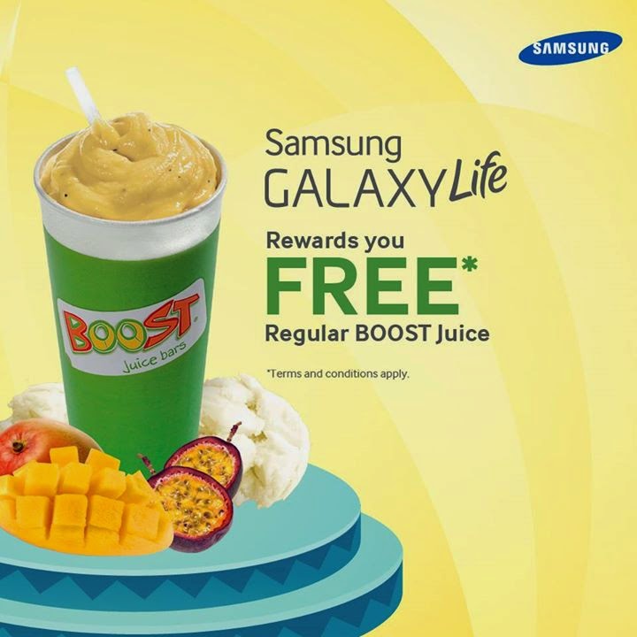 BestLah Samsung Galaxy Life FREE Regular Boost Juice (11 June)