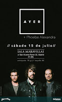 Concierto de Ayer y Phoebe Alexandra en Maravillas Club Concierto de Ayer y Phoebe Alexandra en Maravillas Club