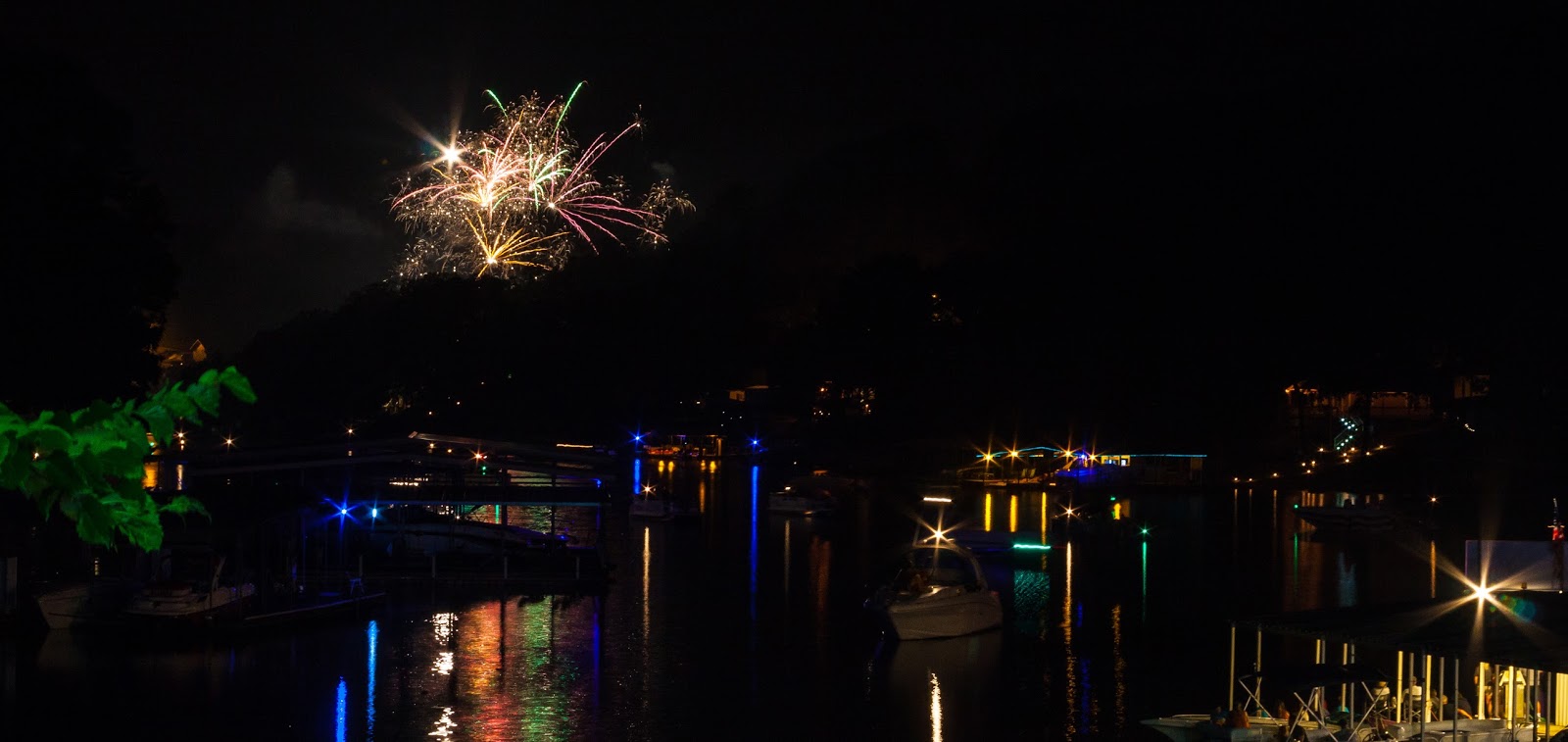 4th Of July Fireworks At The Lake Of The Ozarks