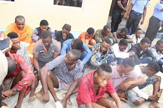 Photos: Police nab 56 suspected kidnappers, armed robbers and cultists in Akwa Ibom