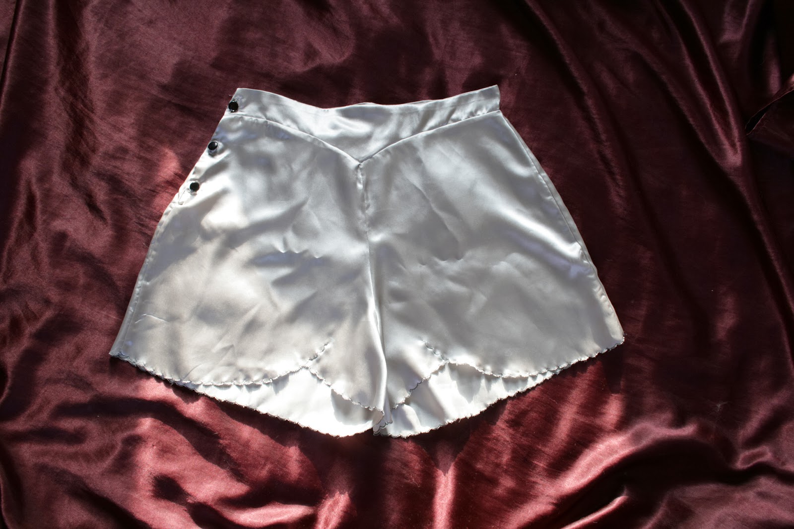 Finished (Sort of): Mrs. Depew 1940's Tap Pants in Silver | Renée And ...
