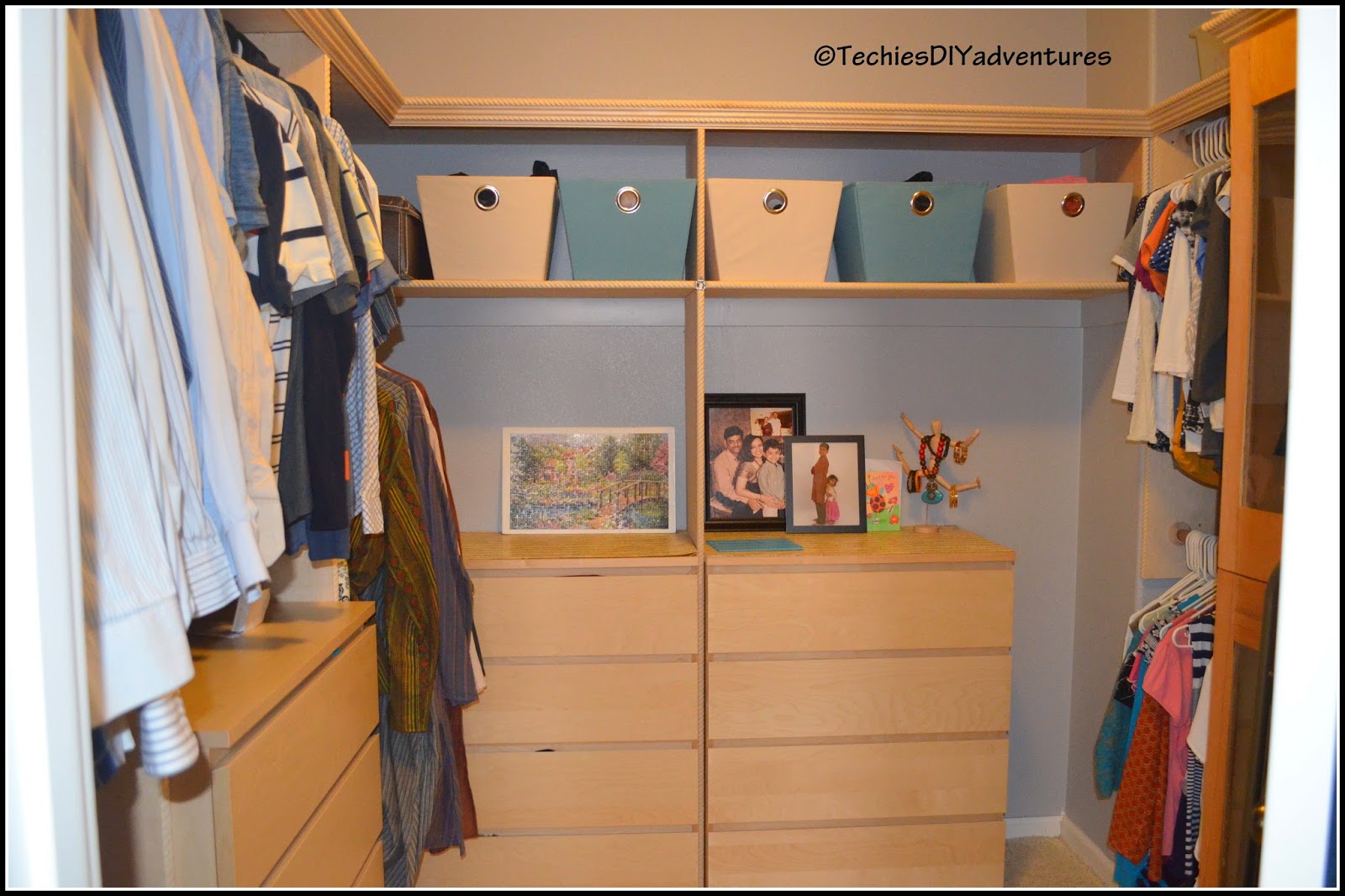 Walk In Master Closet - Reveal