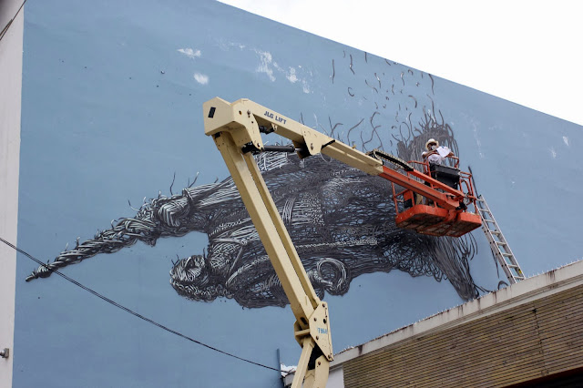 Street Art By Chinese Artist DALeast For Los Muros Hablan '13 In Puerto Rico. 4