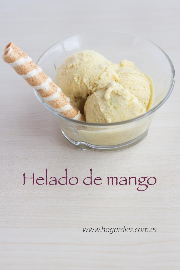 Helado de mango