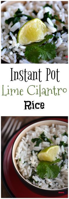 Instant Pot Lime Cilantro Rice Recipes
