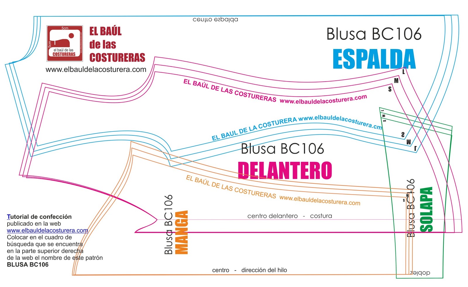 patrón molde costura gratis para blusa