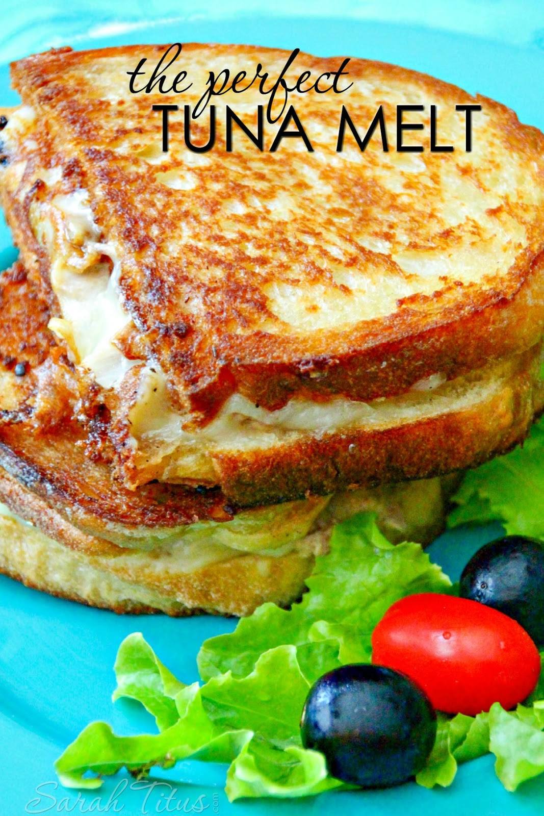 The Perfect Tuna Melt Red White Apron