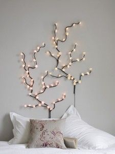 Árbol de Navidad con luces
