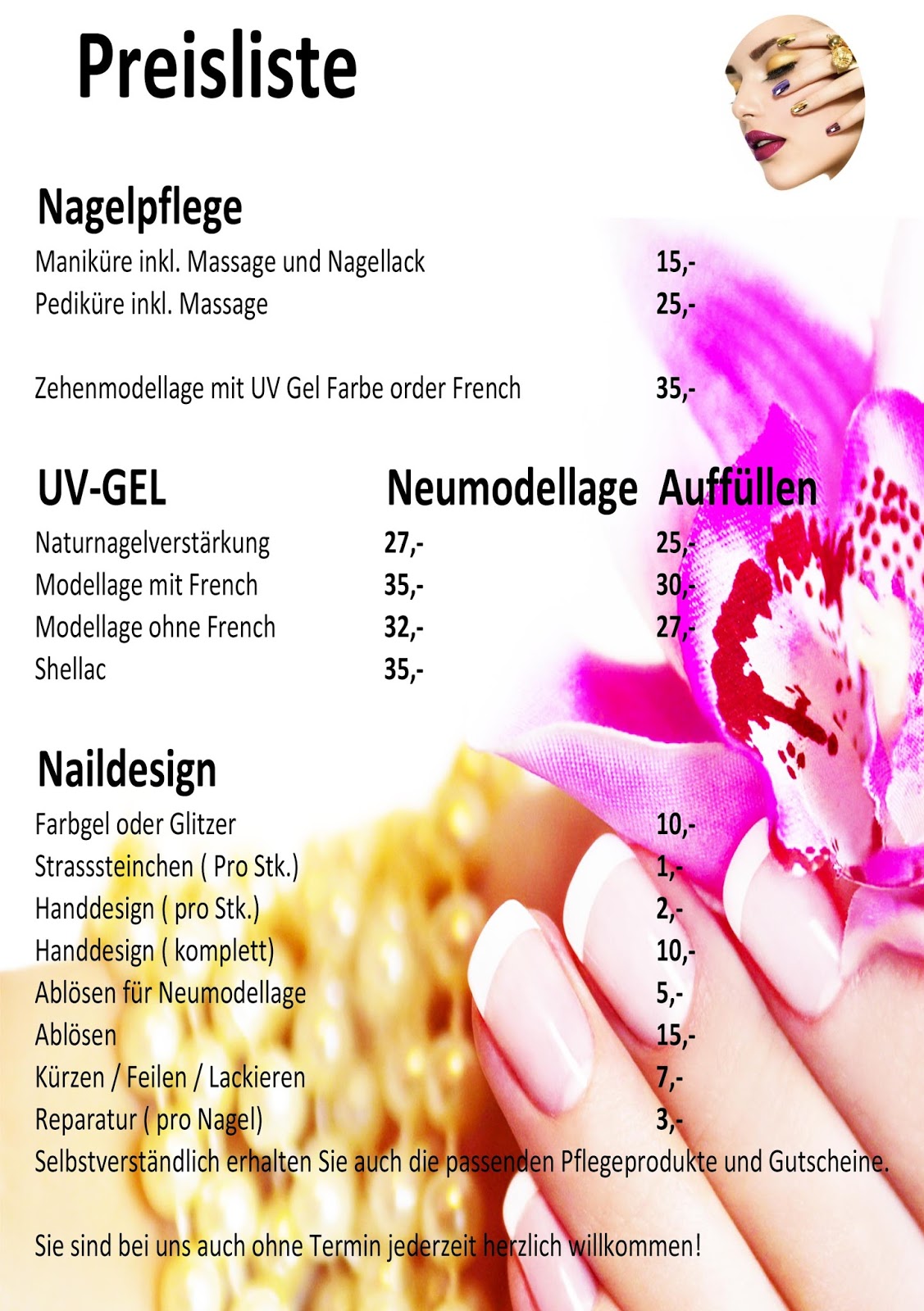Nailholics Preislist