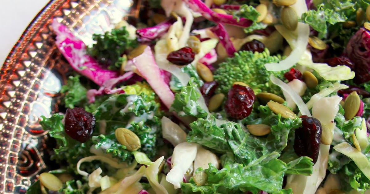 Jo and Sue Kale and Cabbage Salad with Poppy Seed Dressing