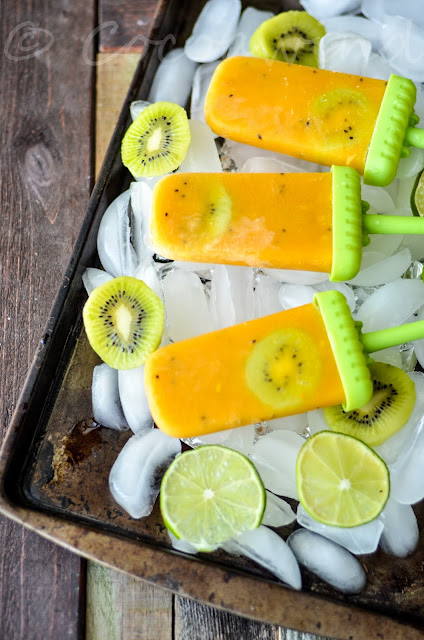 Mango Kiwi Popsicles: Ingredient of the Month ~ An Ode to Summer