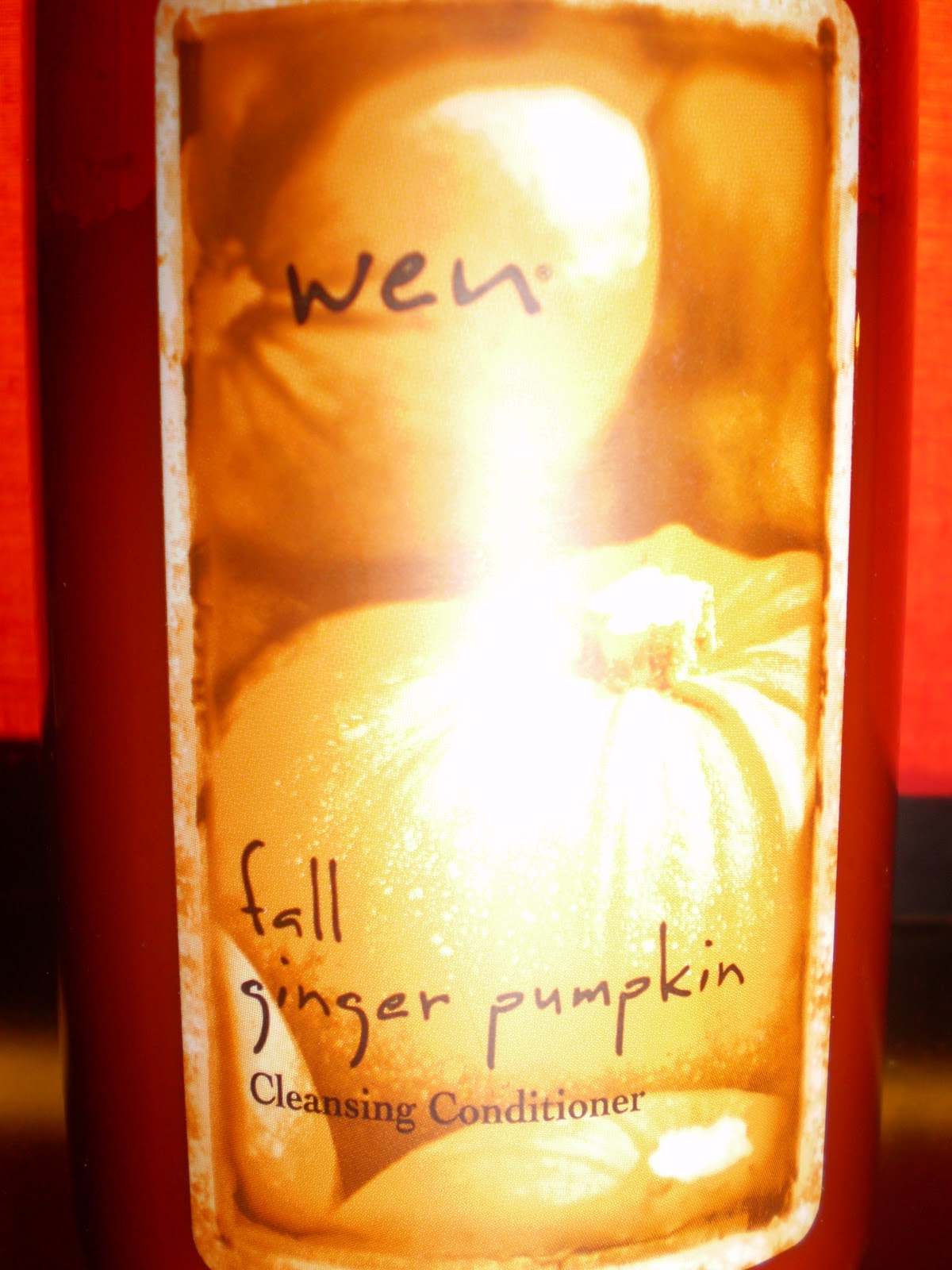 How's My Hair?: Review: Wen Fall Ginger Pumpkin Cleansing Conditioner
