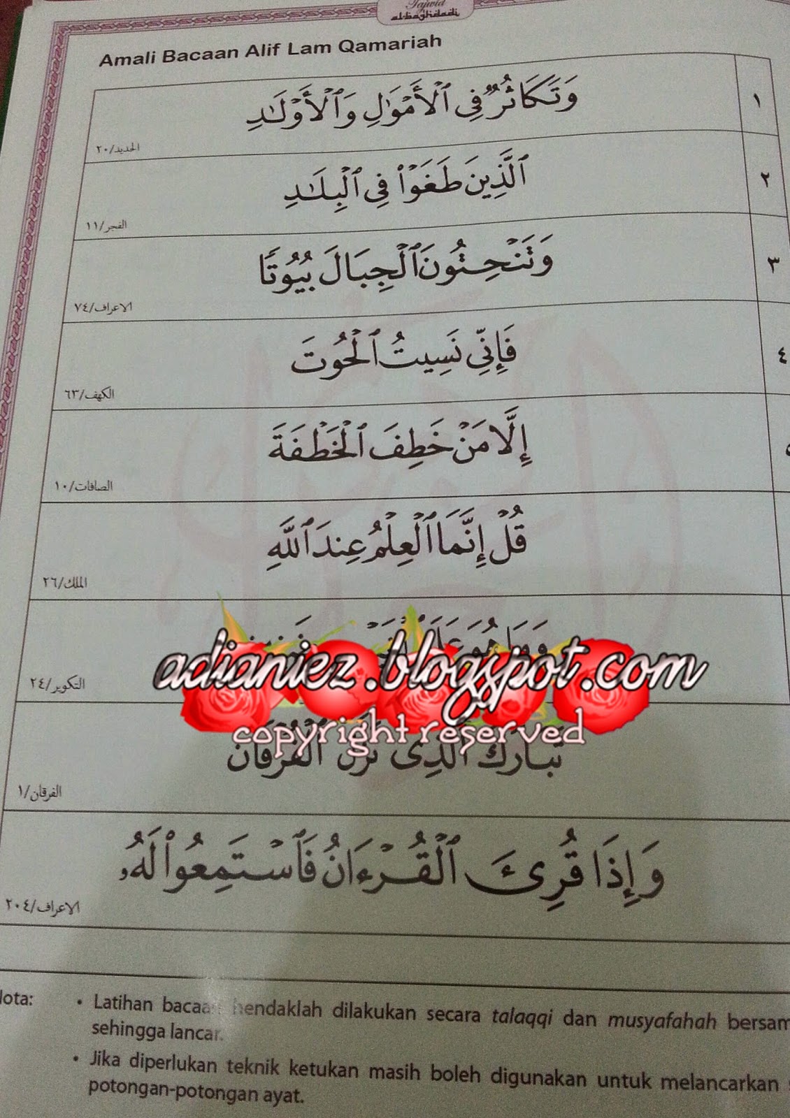 TAJWID AL BAGHDADI CERITA BAB MENGAJI LA HARI JUMAAT NI )