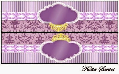 Sweet Sofia the First: Free Printable Invitations and Candy Bar Labels. This label is for candy bags.