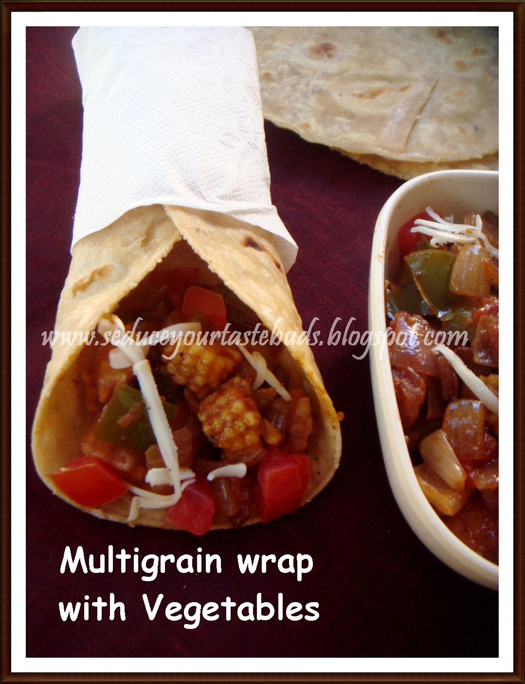 Seduce Your Tastebuds... Multigrain Wrap With Vegetables