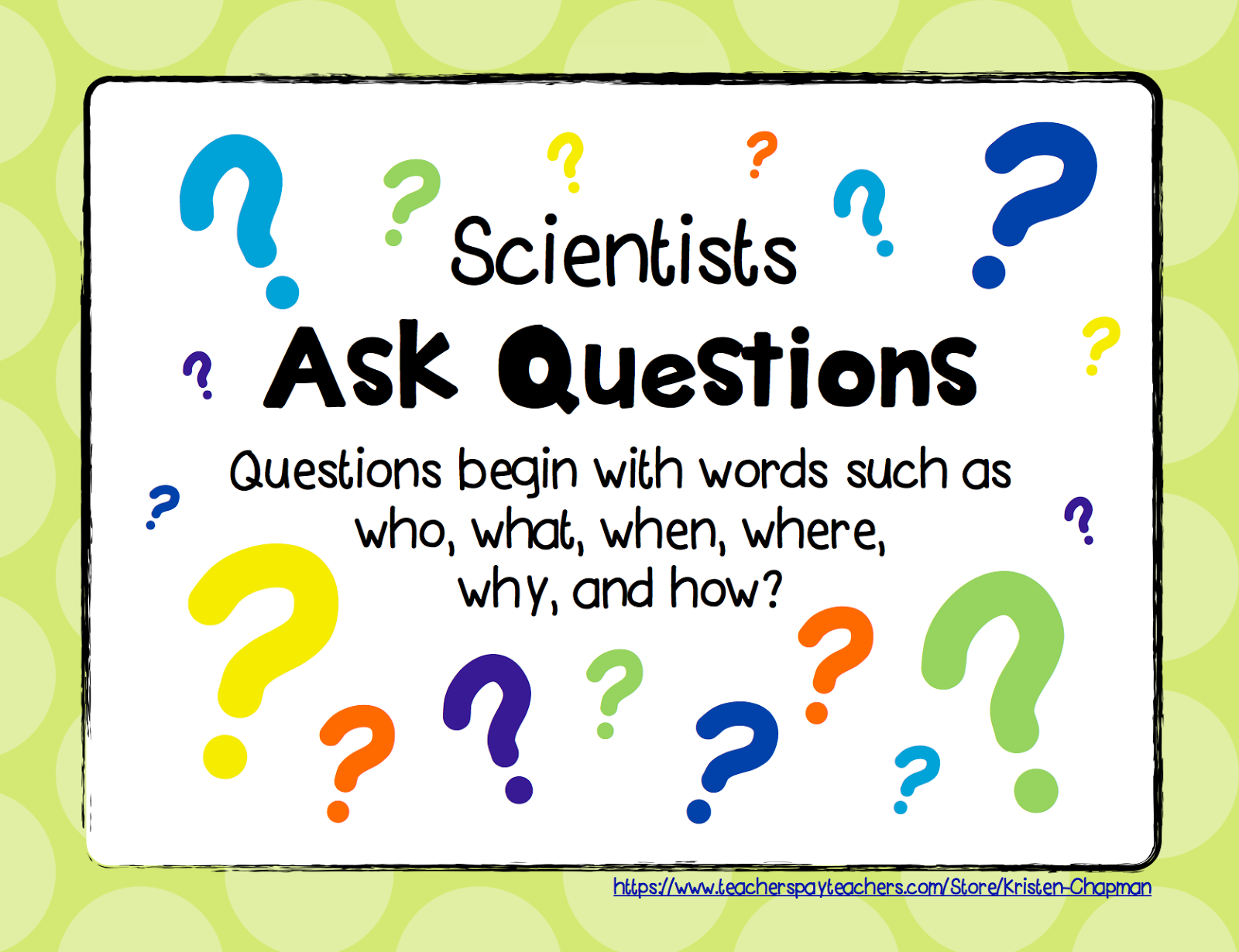 Early Childhood Scribbles I am a Scientist!