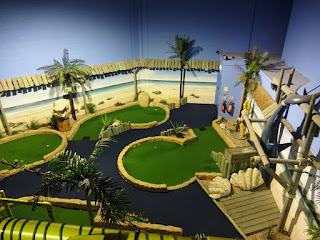 Paradise Island Adventure Golf course at Valley Centertainment in Sheffield