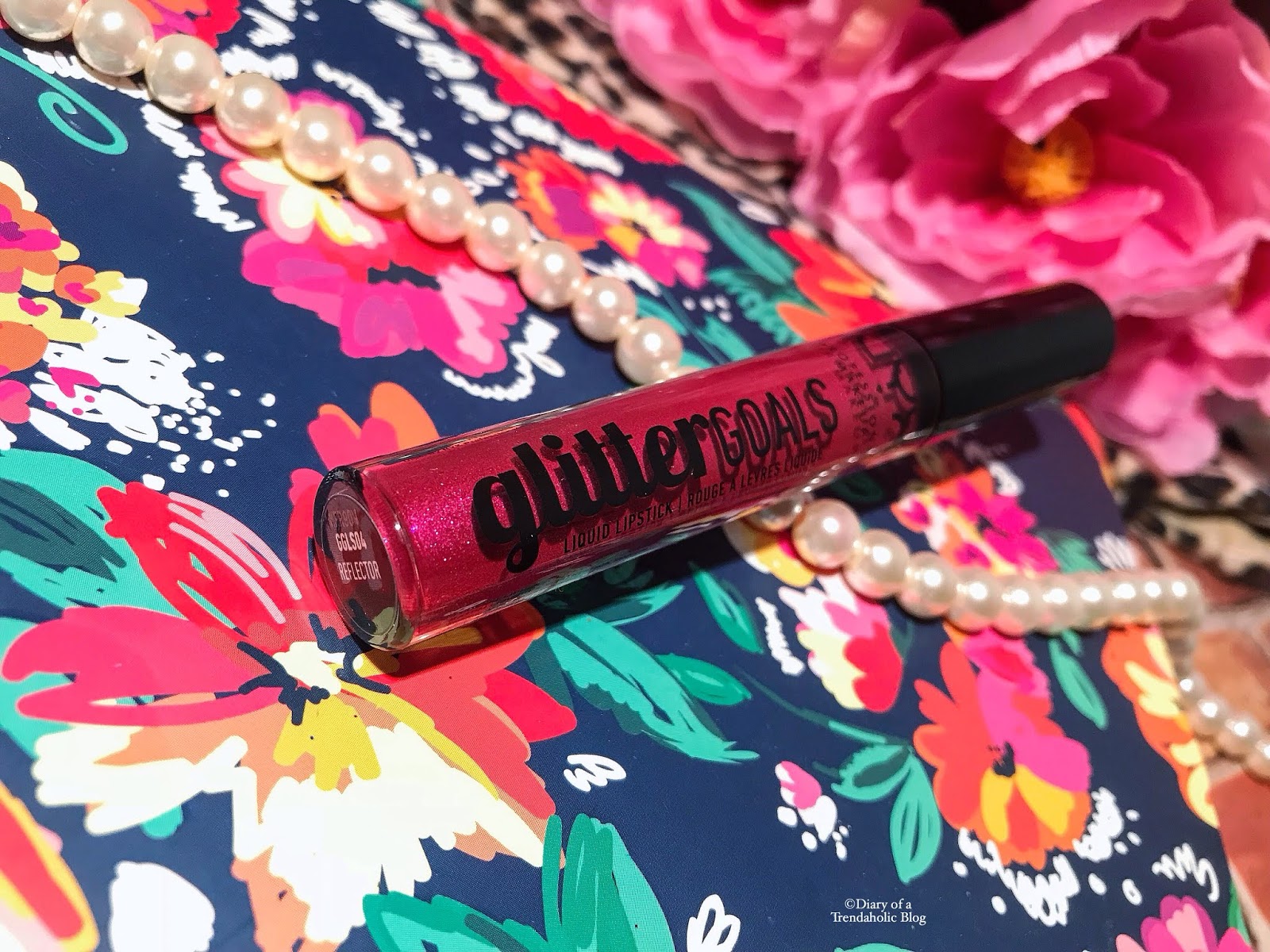 Diary of a Trendaholic NYX Glitter Goals Liquid Lipstick Review