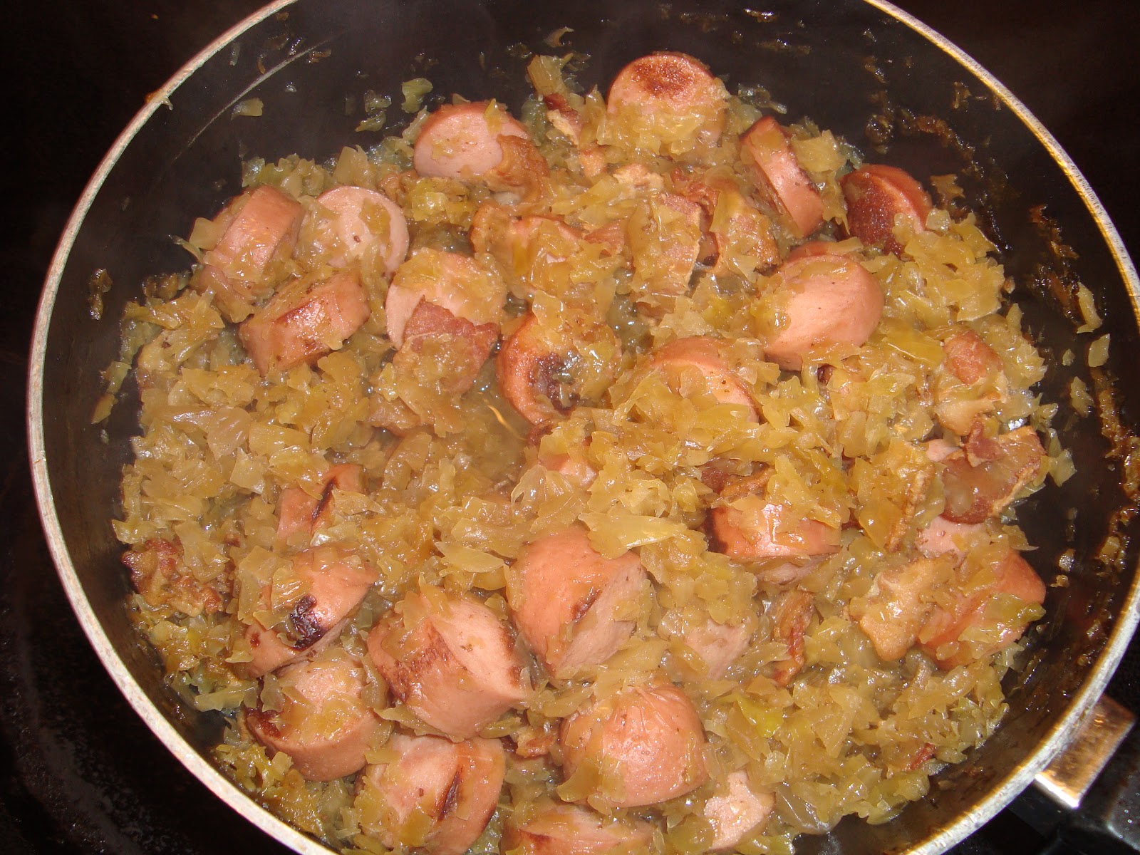 Recipes From Out Of The Blue Sauerkraut and Weiners