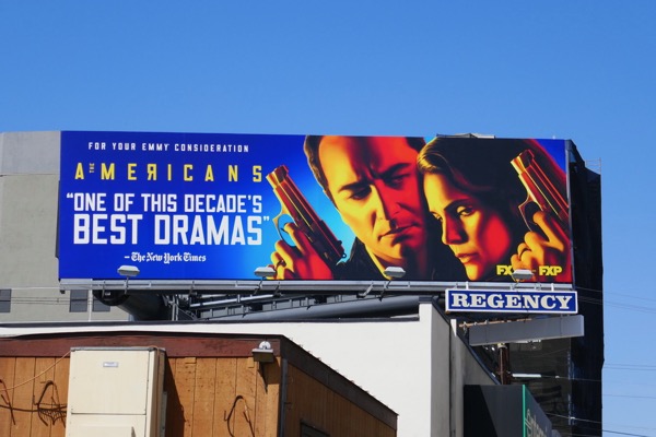 The Americans final season 6 Emmy FYC billboard Americans final season 6 Emmy FYC billboard