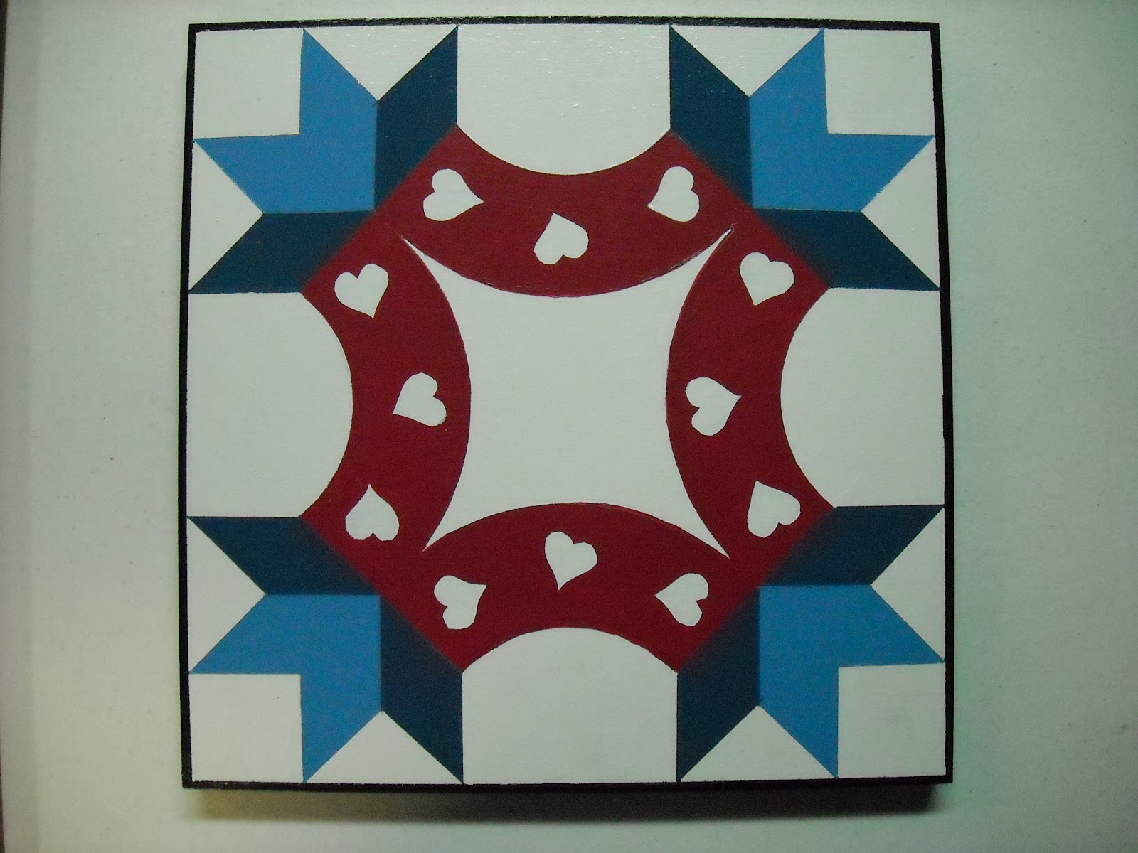 Barn Quilts by Dave My first curve lines!