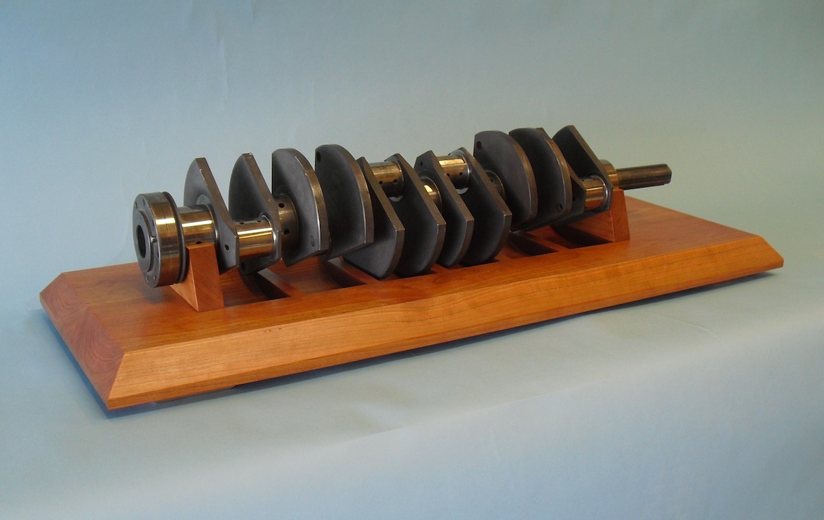 Let's Talk Wood Finishing the Ferrari Crankshaft Base