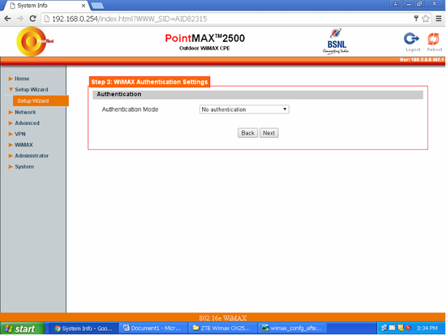 How to Configure Point MAX 2500 Wimax Outdoor CPE in PPPoE Mode
