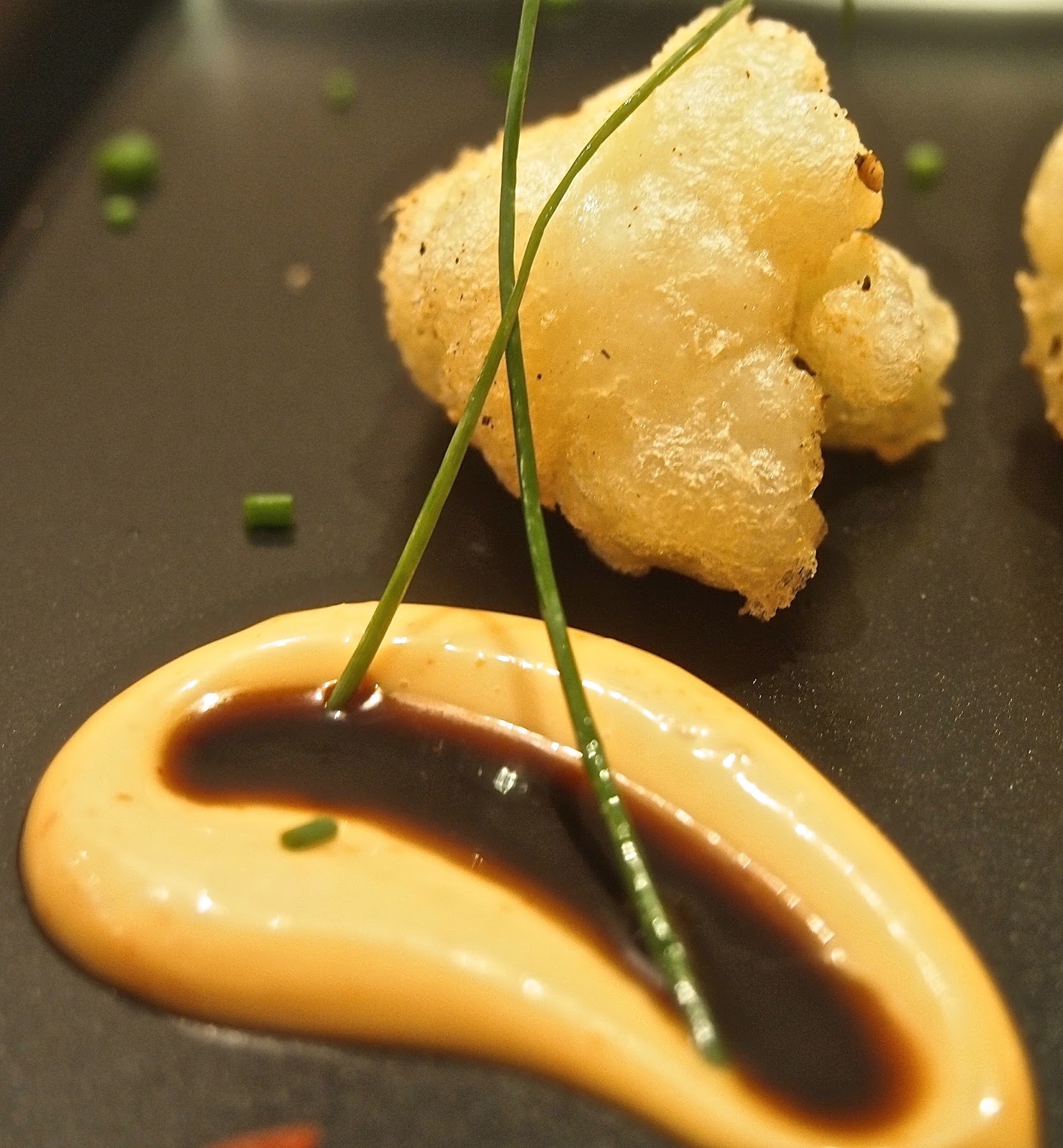 EpiCurious Generations Vodka Tempura Cauliflower with Spicy Ginger Dip