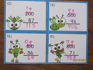  St. Patrick's Day Bugs Subtracting Across Zeroes