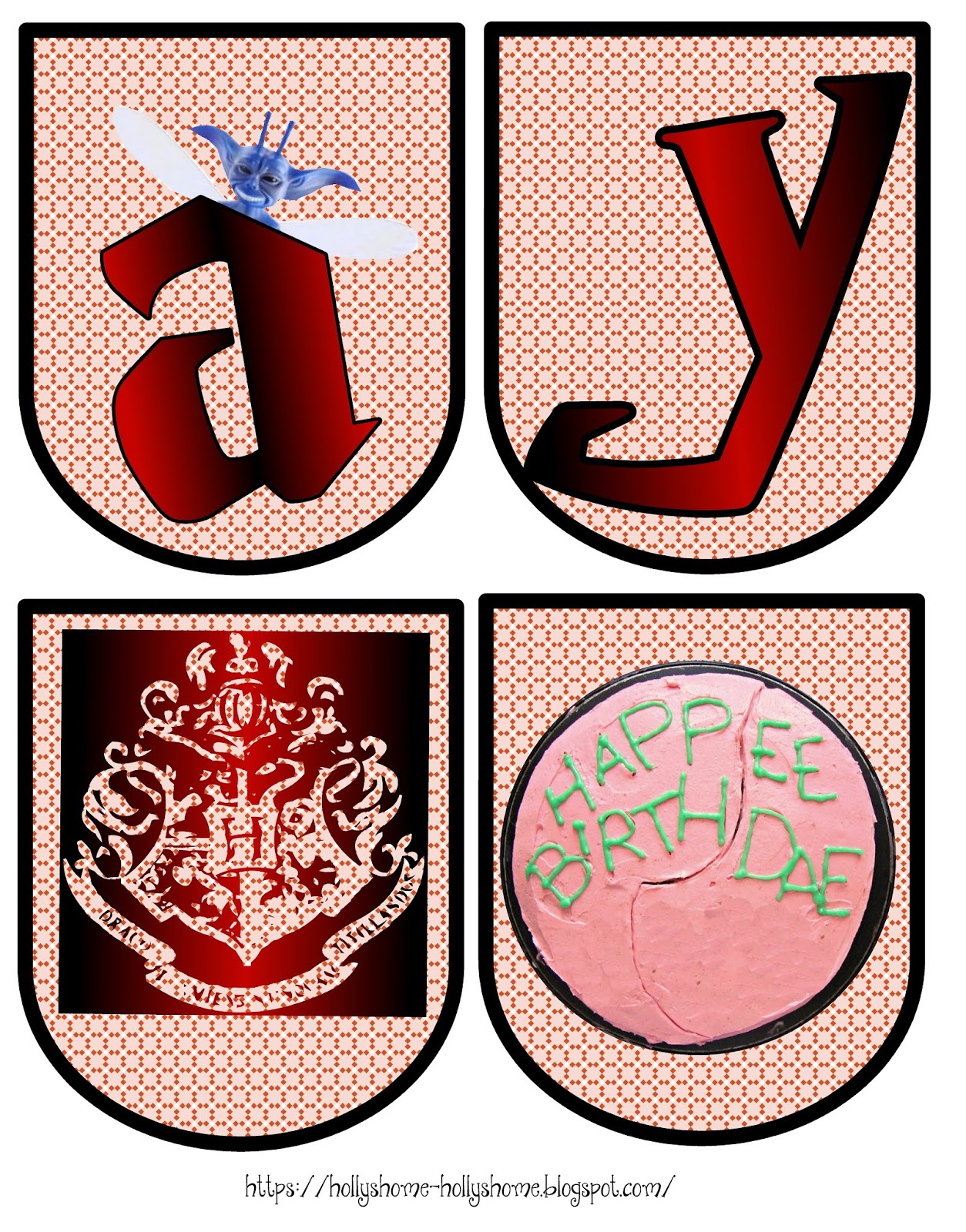 HollysHome Family Life FREE Harry Potter Banner, or Harry (Potter